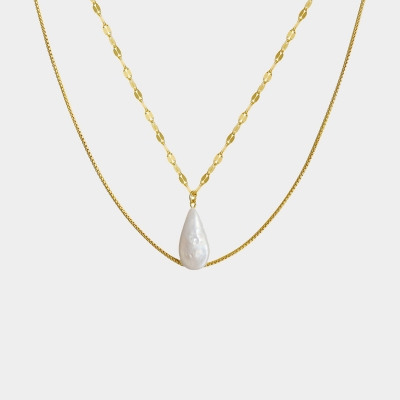 Colier argint Catline