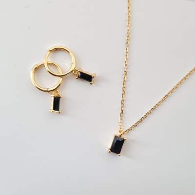 Set Colier si Cercei argint Eliza