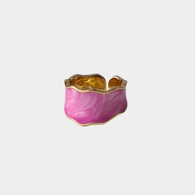 Inel argint Heidi Pink