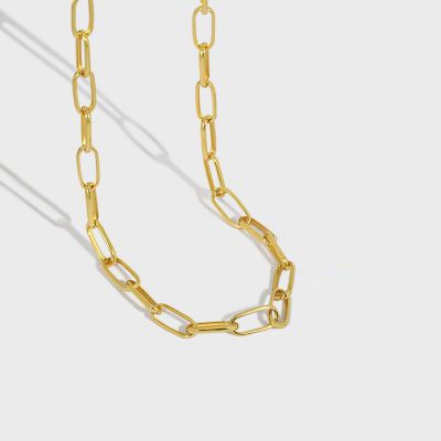 Colier argint Chain Gold